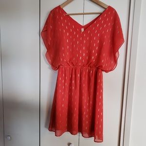 Flutter Sleeve Dress
